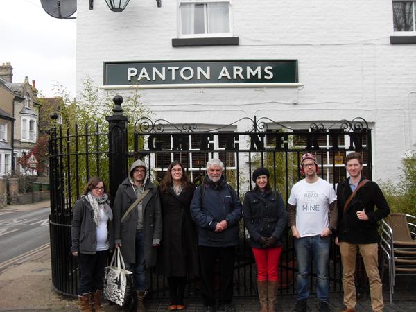 The Content Mine Team at the Panton Arms in Cambridge